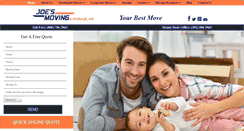 Desktop Screenshot of joesmoving.com